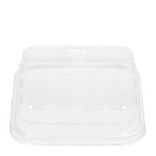 DISPOSABLE LID (#40) FOR SQUARE BOWL #19 PET 1000 CTN