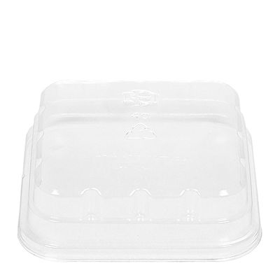 DISPOSABLE LID (#40) FOR SQUARE BOWL #19 PET 1000 CTN