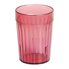 TUMBLER 230mL PLASTIC BURGUNDY SAN (16)