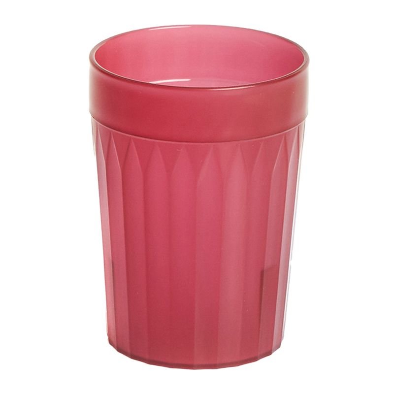 TUMBLER 230mL PLASTIC BURGUNDY PP (30)