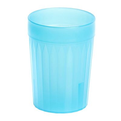 TUMBLER 230mL PLASTIC BLUE PP (30)