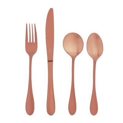 CUTLERY SET ROSE GOLD 24-PCE, SOHO