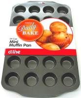 MUFFIN PAN MINI 24 CUP N/ST, D.LINE PROF