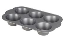MUFFIN PAN JUMBO 6 CUP N/ST, D.LINE PROF