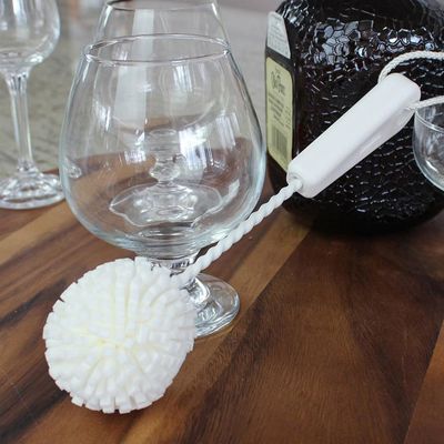 GOBLET & BRANDY WASHING BRUSH, WHITE MAGIC