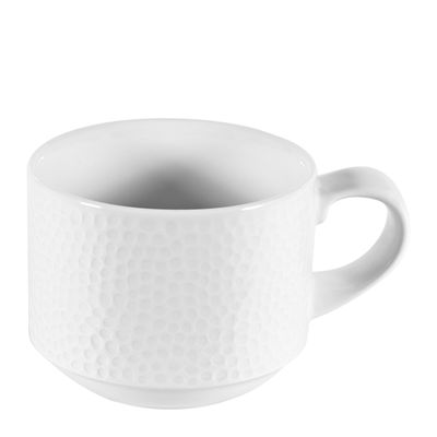 STACKABLE CUP WHITE 220ML, CHURCHILL