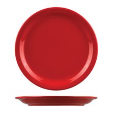 PLATE NARROW RIM RED 160MM, FLINDERS