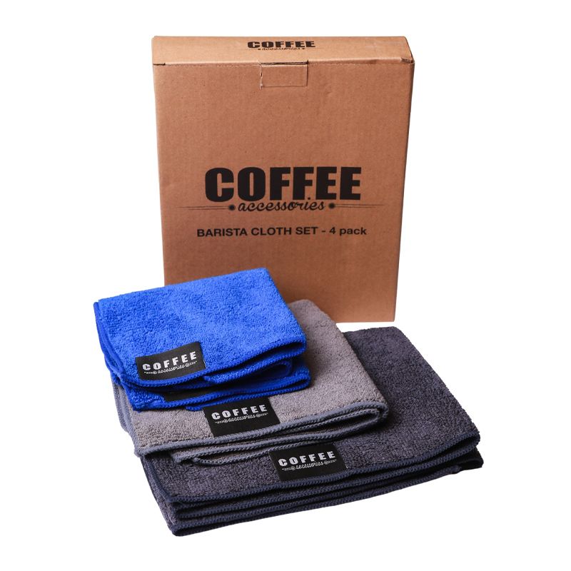 BARISTA CLOTH SET 4 PK, COFFEE ACCESSORIES