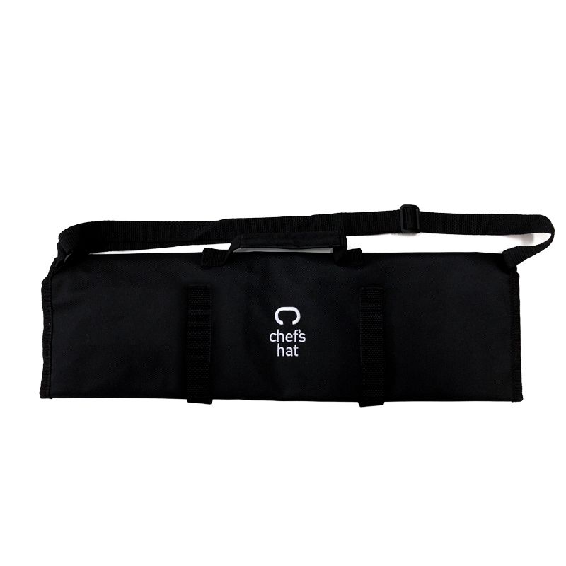 KNIFE ROLL 7-POCK BLK CH-LOGO, CHEFWORKS