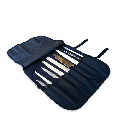 KNIFE ROLL 7-POCK BLK CH-LOGO, CHEFWORKS