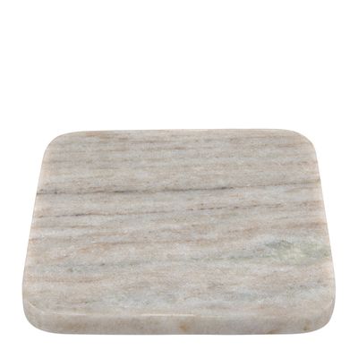 COASTER MARBLE SQUARE BEIGE 10CM, M&W