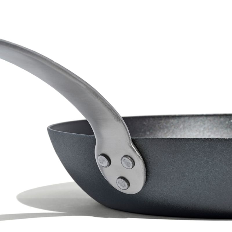 FRYPAN 10IN/25CM CARBON STEEL, SEASONED MADE IN