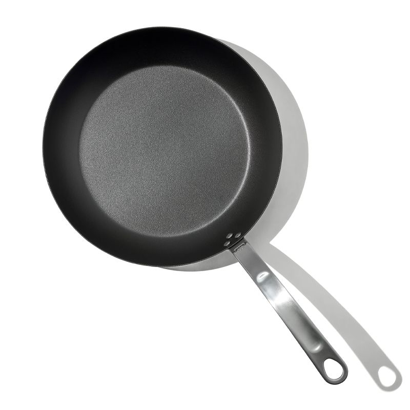 FRYPAN 12IN CARBON STEEL, SEASONED MADE IN