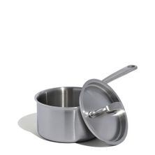 SAUCEPAN W LID 2LTR STAINLESS CLAD MADE IN