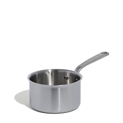 SAUCEPAN W LID 2LTR STAINLESS CLAD MADE IN