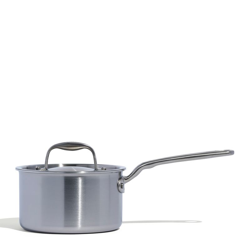 SAUCEPAN W LID 2LTR STAINLESS CLAD MADE IN