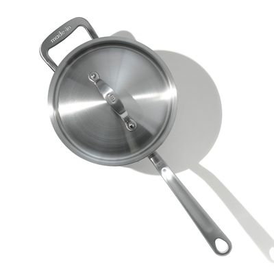 SAUCEPAN W LID 4LTR STAINLESS CLAD MADE IN