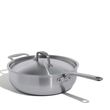 SAUCIER W LID 5LTR STAINLESS CLAD MADE IN