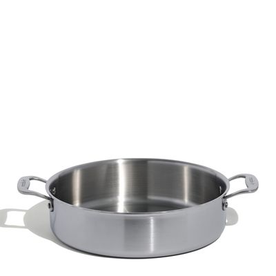 RONDEAU W LID 6QT/6.65LTR S/S SHALLOW MADE IN
