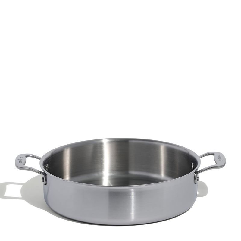 RONDEAU W LID 6QT/6.65LTR S/S SHALLOW MADE IN