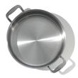 RONDEAU W LID 6QT/6.65LTR S/S SHALLOW MADE IN