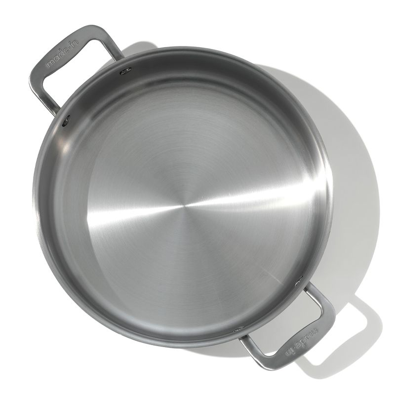 RONDEAU W LID 6QT/6.65LTR S/S SHALLOW MADE IN