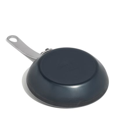 FRYPAN 8IN/20CM CARBON STEEL, SEASONED MADE IN