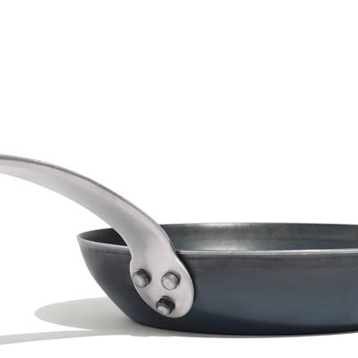 FRYPAN 8IN/20CM CARBON STEEL, SEASONED MADE IN