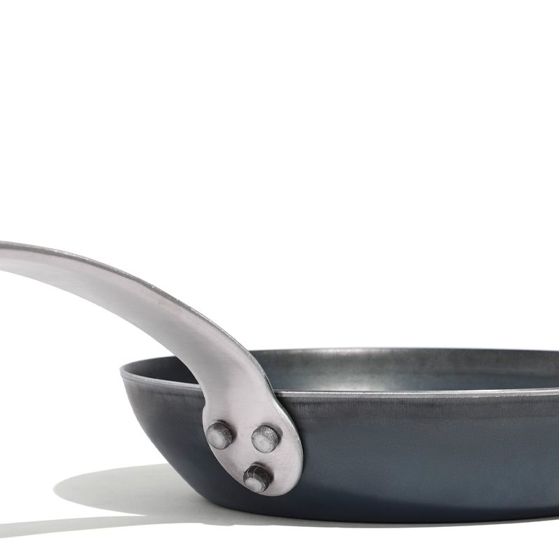 FRYPAN 8IN/20CM CARBON STEEL, SEASONED MADE IN