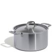 STOCKPOT W/LID 8LT STAINLESS CLAD MADE IN