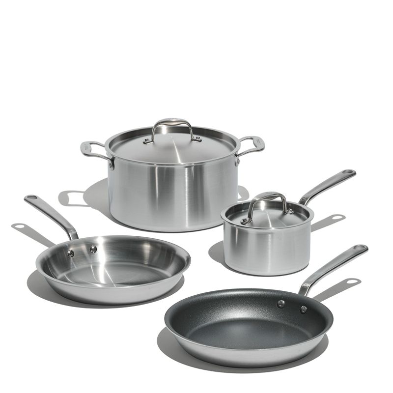 COOKWARE SET 6PCE S/S W N/S FRYPAN MADE IN