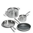 COOKWARE SET 6PCE S/S W N/S FRYPAN MADE IN