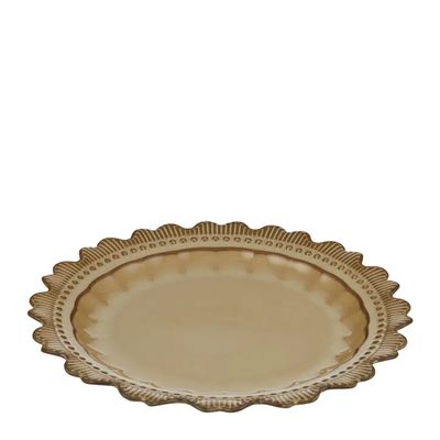 PLATTER ROUND NATURAL 32CM, LUCE