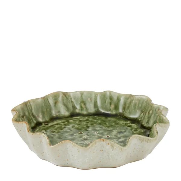 DISH RND OLIVE GREEN 16.5X4CM, UMA