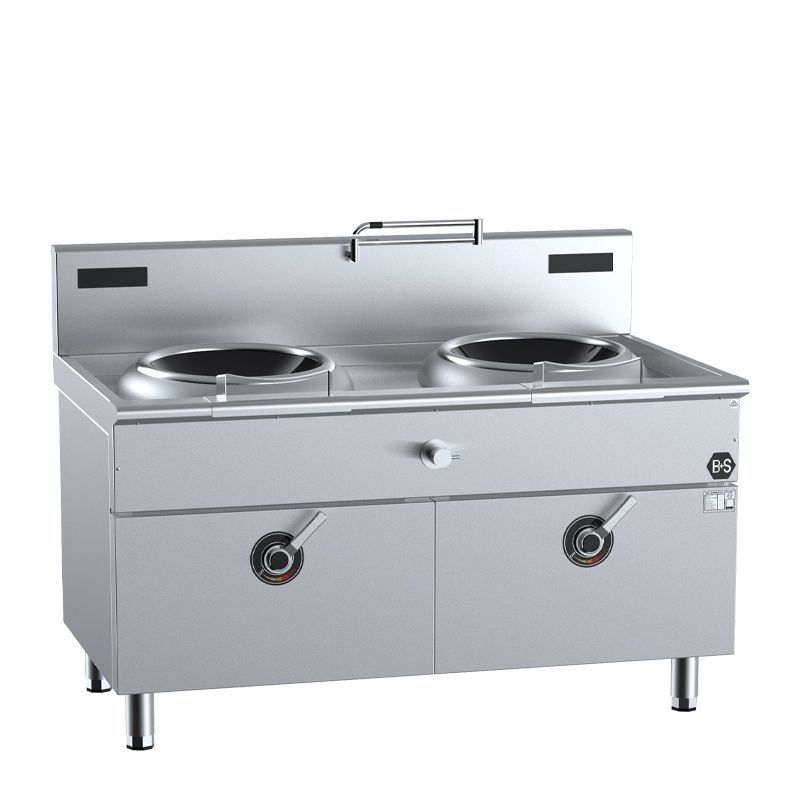 B&S Two Hole - Induction Wok - 2 x 12 Kilowatt