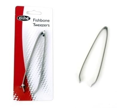 TWEEZERS FISH BONE S/STEEL, D.LINE