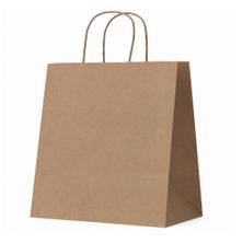 BAG MEDIUM TAKEAWAY KRAFT 30X30X17CM, 250CTN