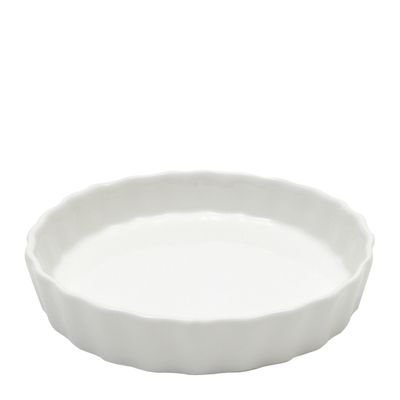 DISH FLAN 13CM, M&W WHITE BASICS