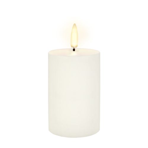 CANDLE FLAMELESS VOTIVE 5X7.6CM IVORY