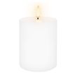 CANDLE FLAMELESS PILLAR 7.8X10CM WHITE