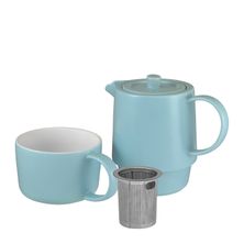 TEA FOR ONE W/INFUSER CLOUD 450ML, M&W CAFE LIFE