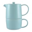 TEA FOR ONE W/INFUSER CLOUD 450ML, M&W CAFE LIFE