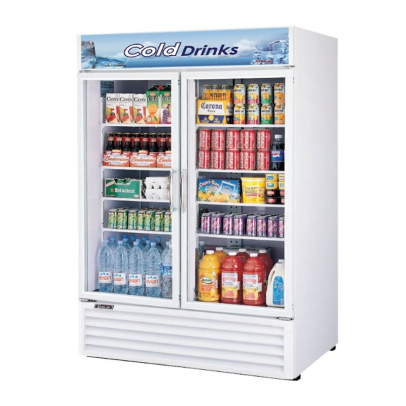 Chiller Upright 2 Sliding Doors 1315L Turbo Air