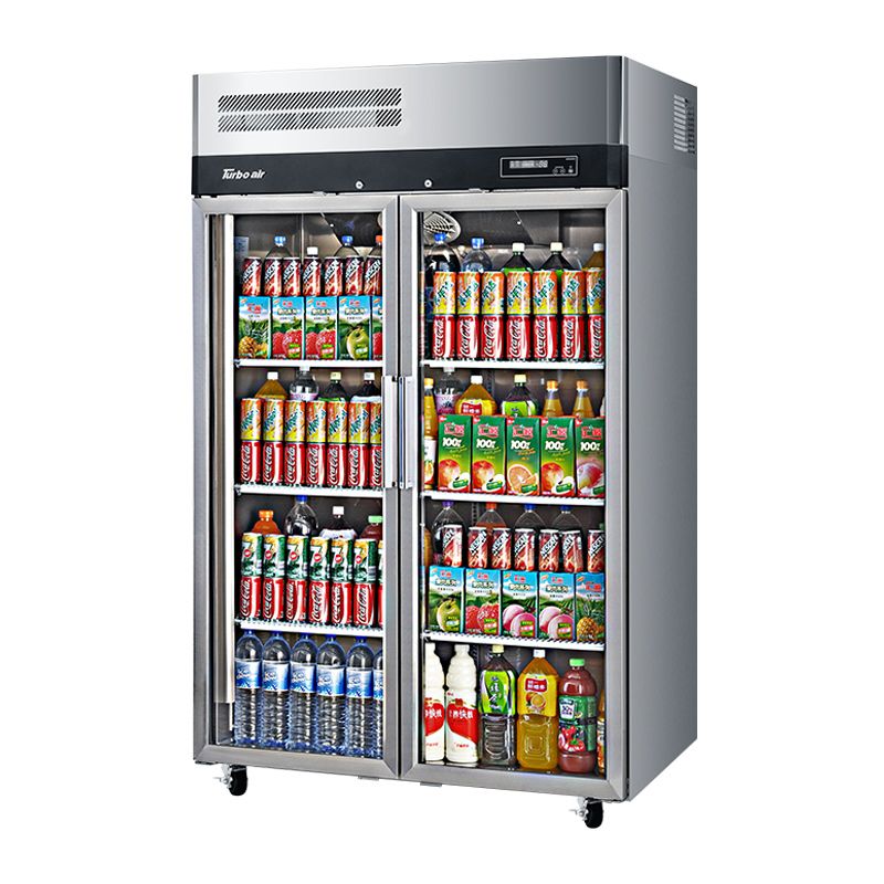 Fridge Upright 2 Door Glass 1215L Turbo Air