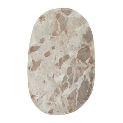 MARBLE BOARD 24X38CM TAUPE, XENA