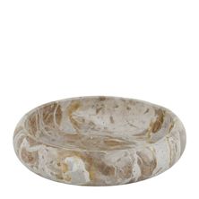 MARBLE BOWL 26X6CM TAUPE, XENA