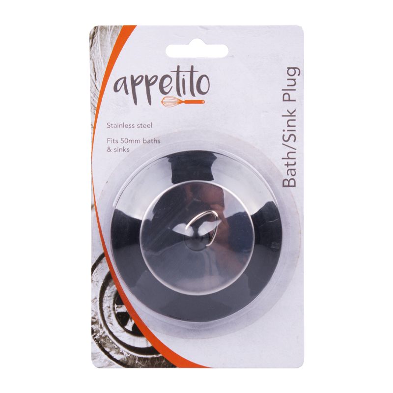 SINK PLUG DELUXE 7.5CM S/ST, APPETITO