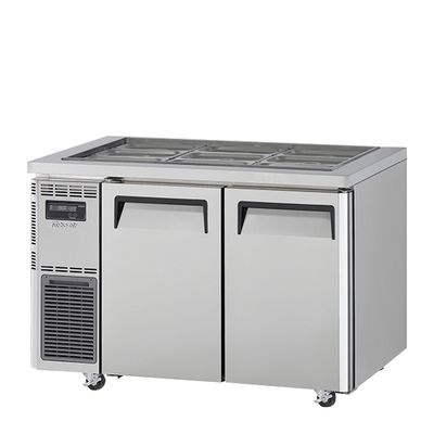 Fridge Salad Prep Underbench 2 Door Solid 309L Turbo Air