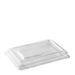 RECTANGULAR LID 500/600ML CLEAR, BIOPAK