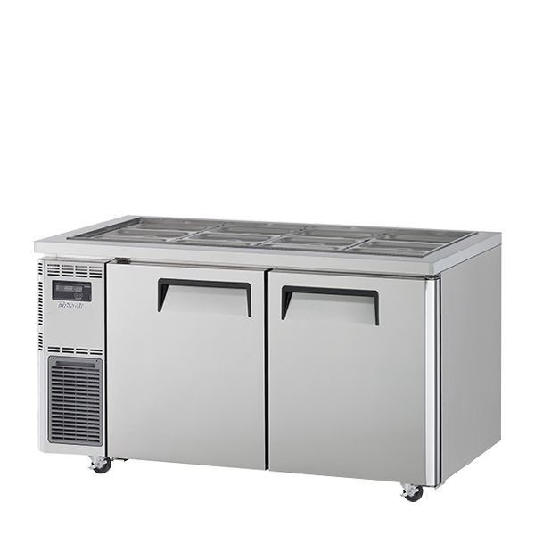 FRIDGE UNDERBENCH SALAD PREP 2 DOOR SOLID 420L TURBO AIR